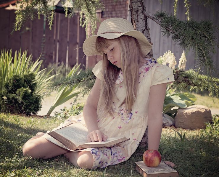 Girl in shadow - photodermatosis