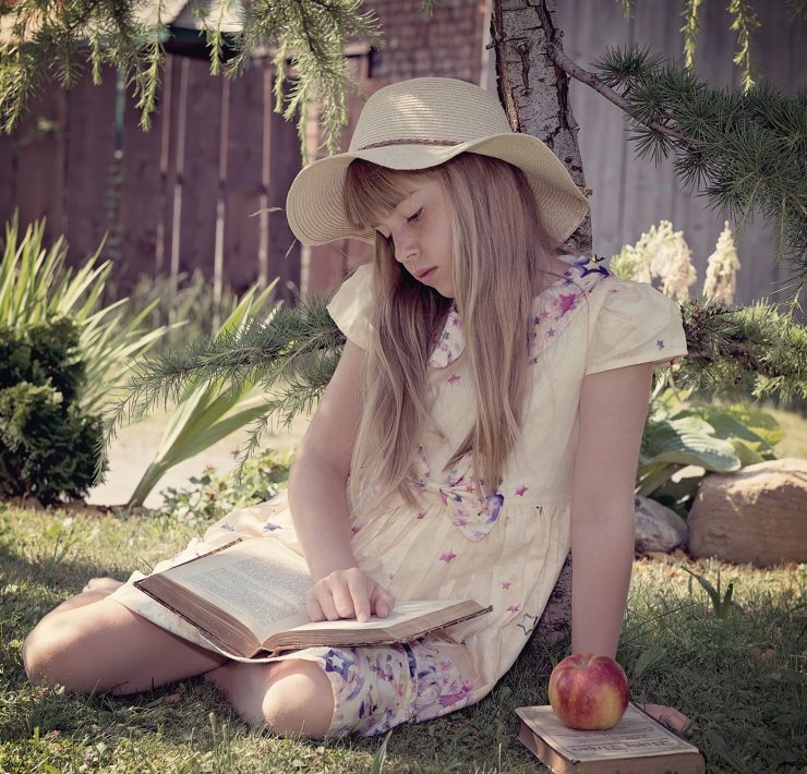 Girl in shadow - photodermatosis