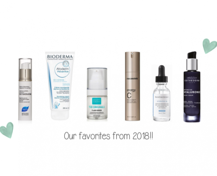 Favorite cosmetics from 2018