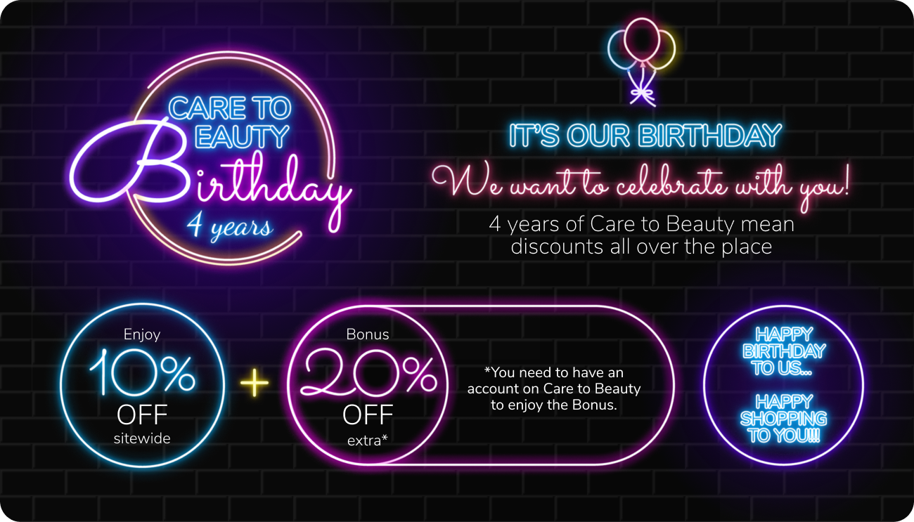 C2B Birthdays - The best beauty deals to celebrate with us!