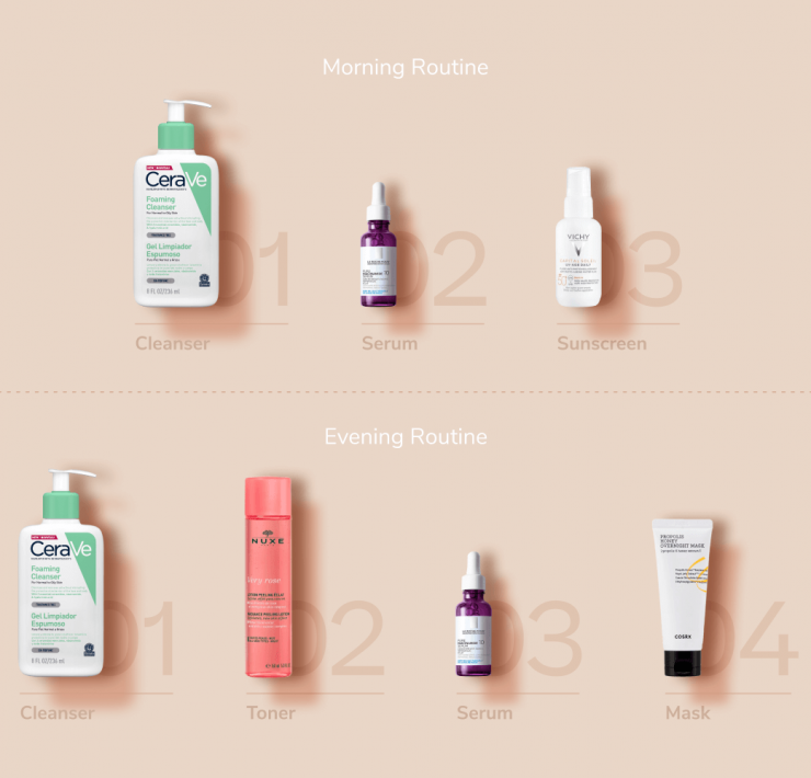 Skincare Routine for Dark Spots and Uneven Texture