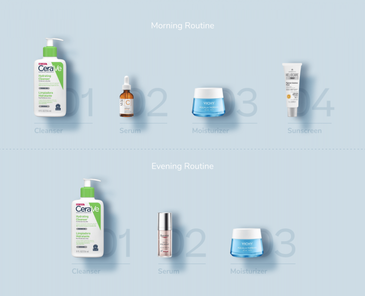 A Simple Skincare Routine for Dry Skin & Dark Spots