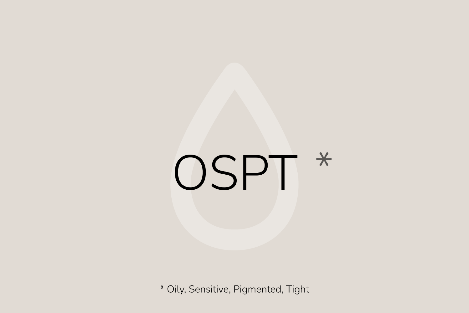 OSPT Skin Type - Baumann Skin Typing System