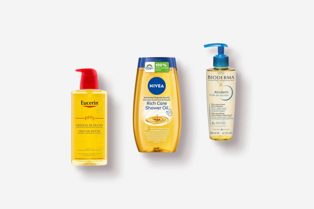 How to Use Shower Oil on Dry & Sensitive Skin · Care to Beauty