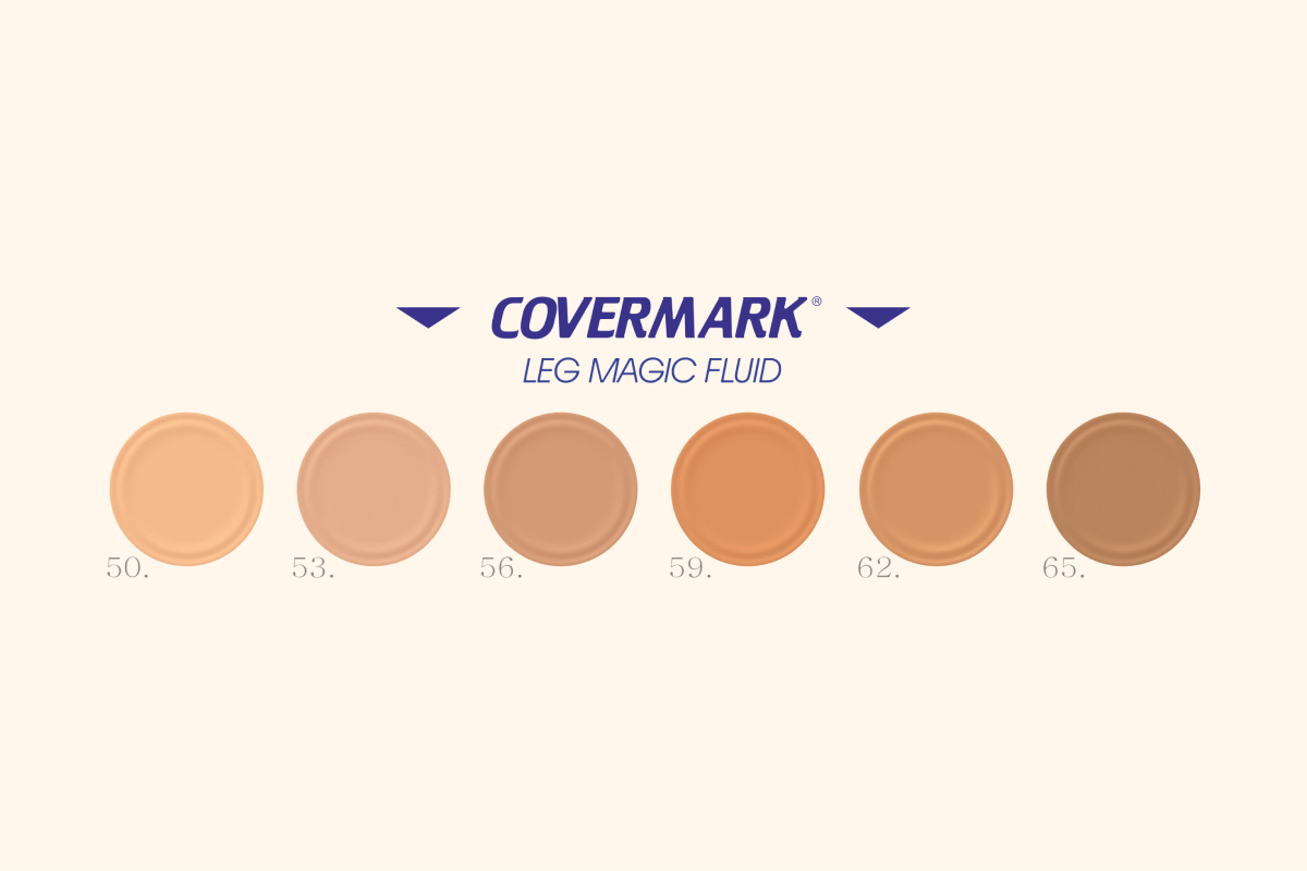Covermark Leg Magic Fluid Perfect Cover Waterproof Makeup Legs & Body SPF40 shades